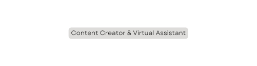 Content Creator Virtual Assistant